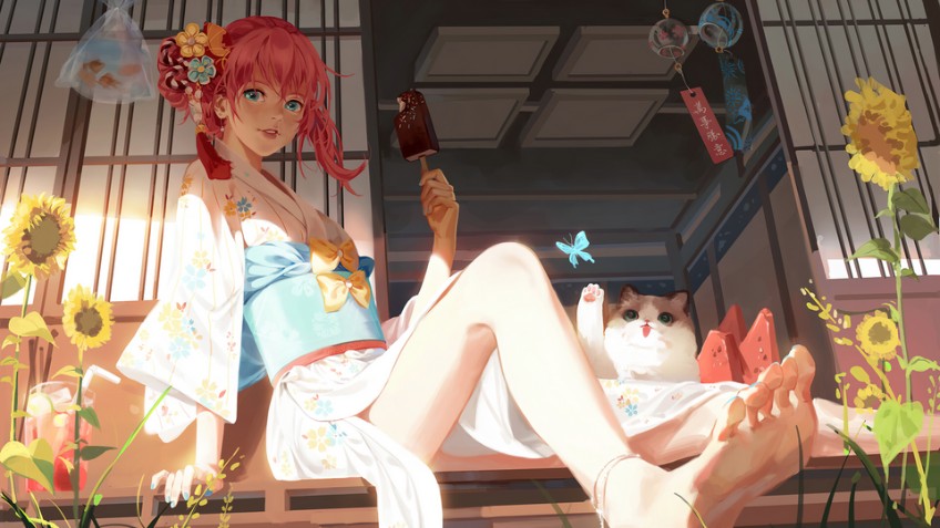 可爱的猫咪相关壁纸集