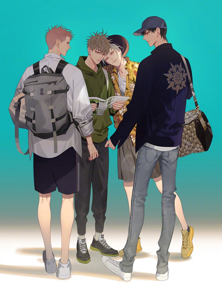 漫画《19天》四只崽的画集