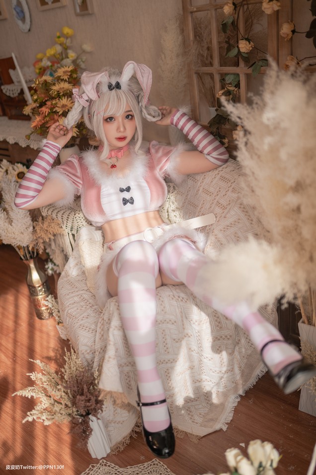 皮皮奶可可爱了啦 - 粉色兔兔 [71P-1.65GB]