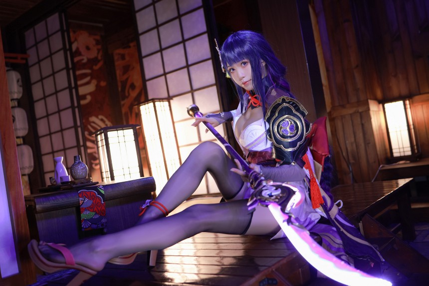 水淼aqua - 雷电将军 [130P-149MB]