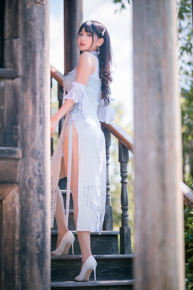 Kyokyo - 蓝色旗袍 [24P-103MB]