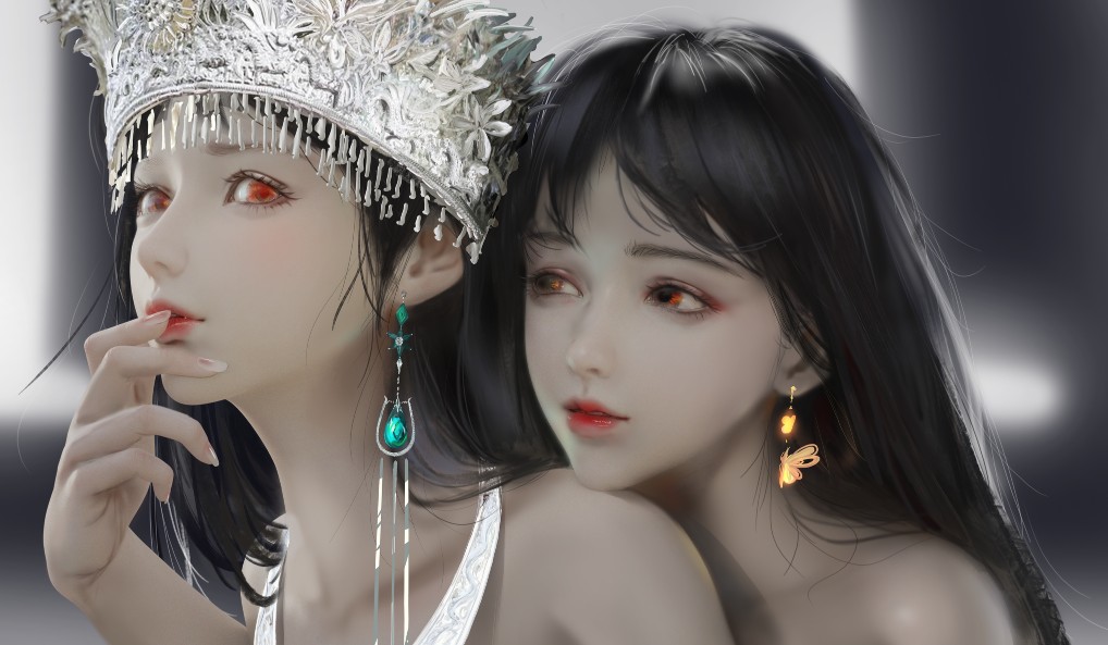 YDIYA的插画太仙太美了