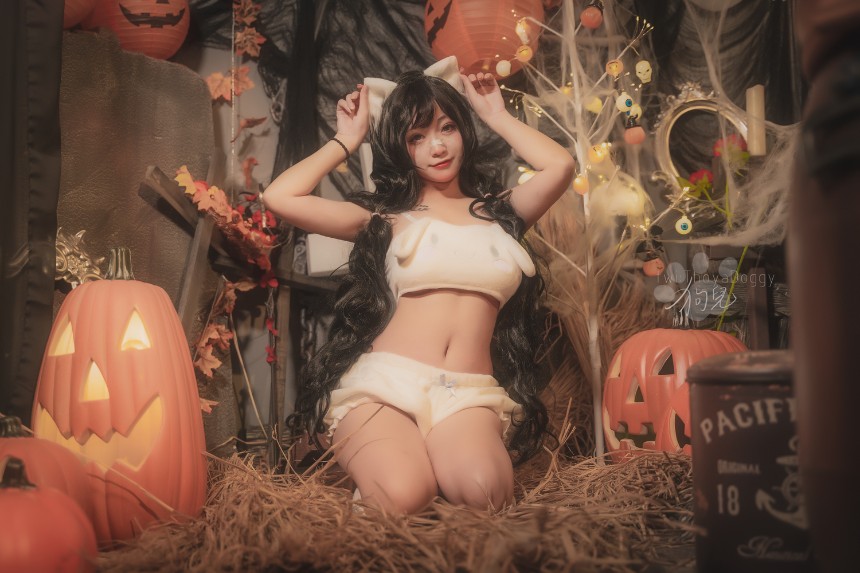 棕桠阿狗崽 - 玉桂狗睡衣 [18P-226MB]