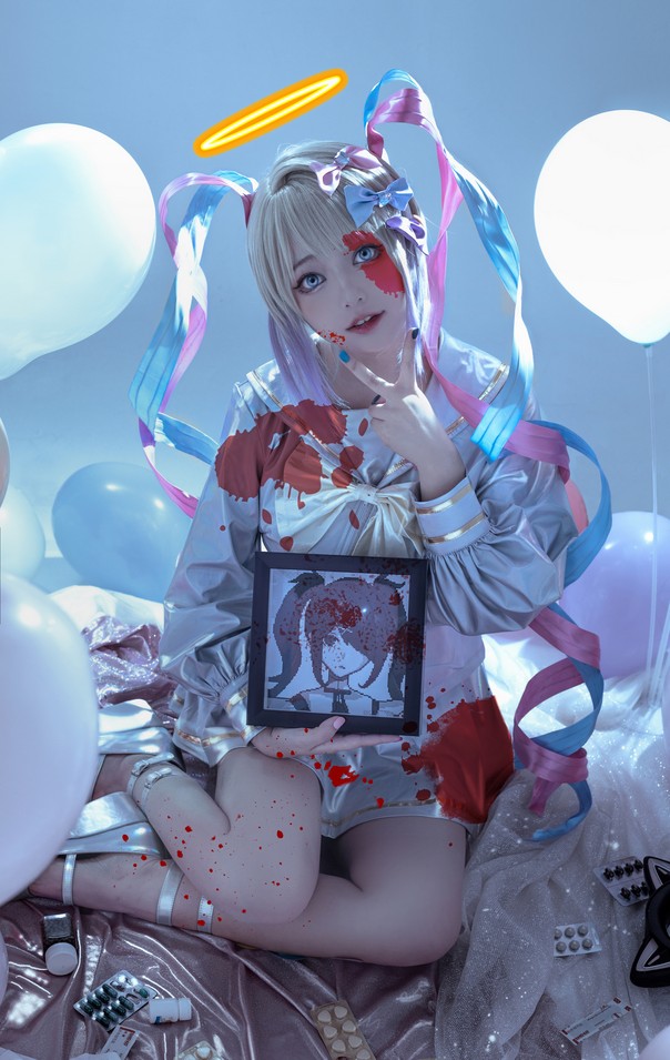 黑猫猫OvO - 超天酱 [16P-88MB]