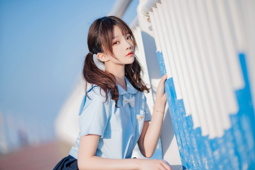 桜桃喵 - 蔚蓝 [33P-608MB]