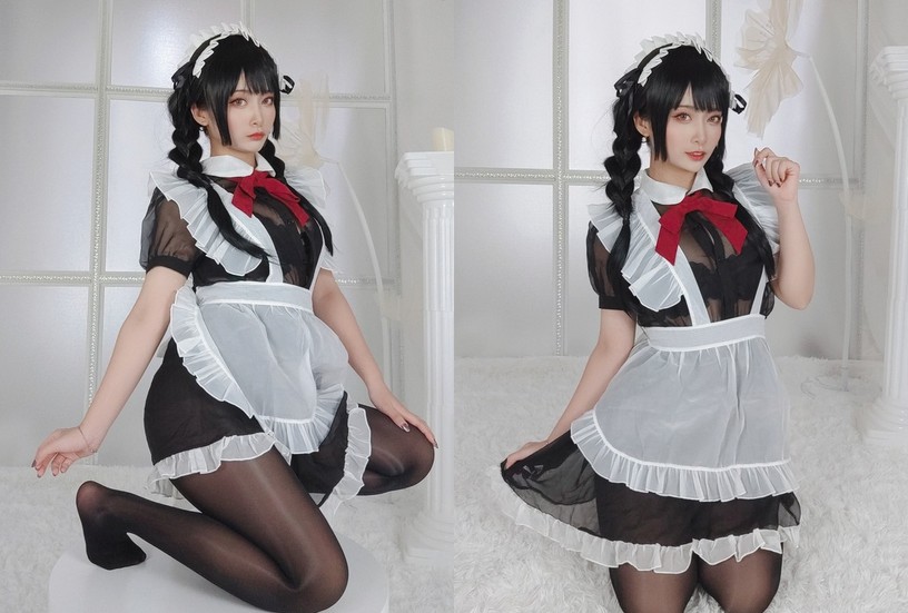 洛璃 LoLiSAMA - 黑丝女仆 [93P2V-535MB]