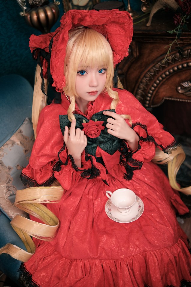 花柒Hana – 蔷薇少女真红 [13P-221MB]