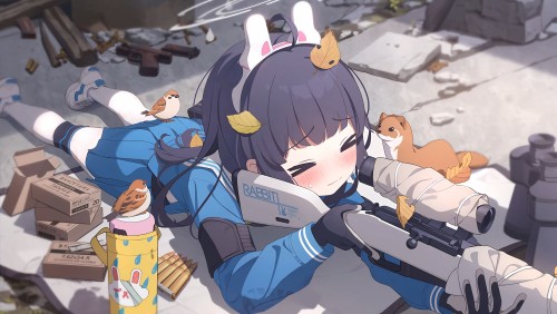 《蔚蓝档案》霞泽美游 (日语:霞沢ミユ)