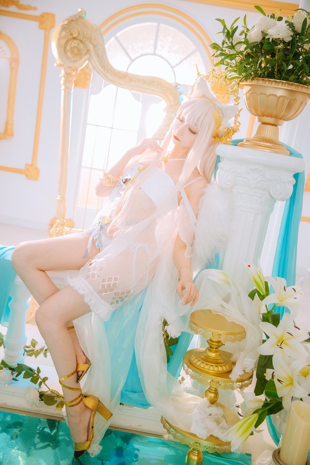 小野寺地瓜 - 白金泳装 [22P-254MB]