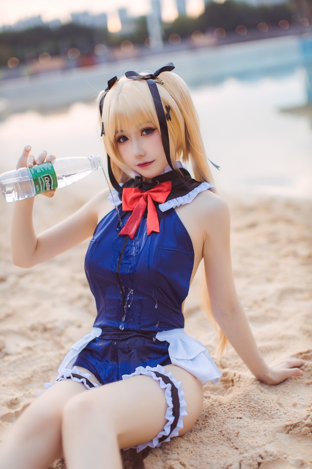 Coser衣衣 - 猫娘 黄豆粉+玛丽萝丝泳装 2套