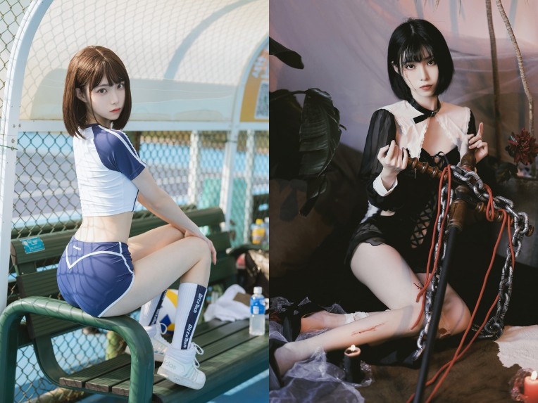 许岚LAN - 夏日运动服+修女创作 2 套