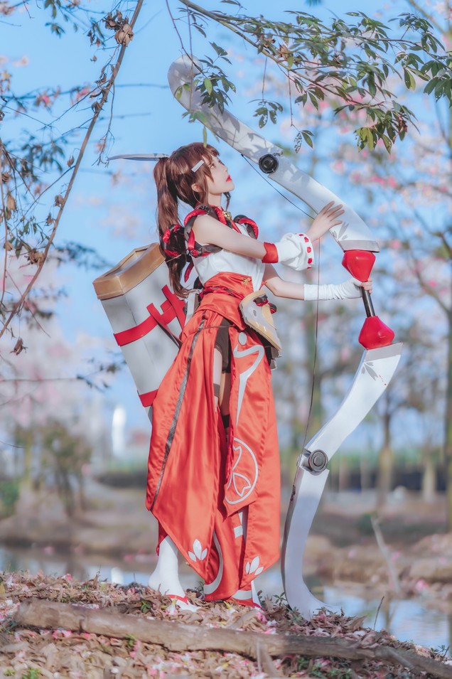 桜桃喵 - 花见巫女 [32P-638MB]