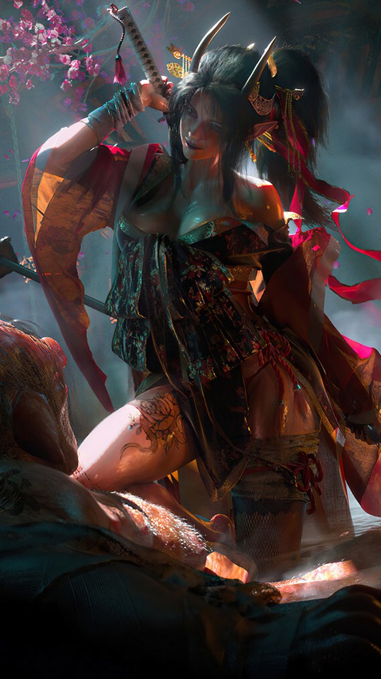 动漫武士刀剑战士战斗幻想壁纸集 第二期