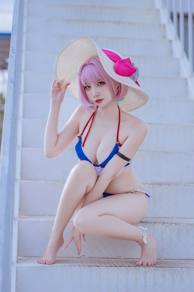 二佐Nisa - 碧蓝塔尔图泳装 [23P-130MB]