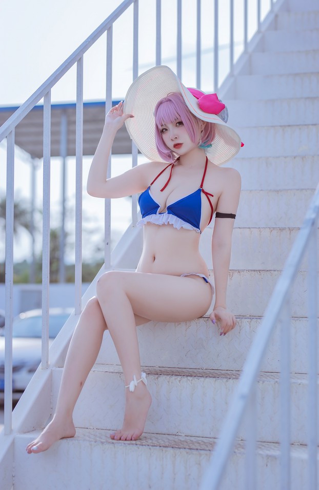 二佐Nisa - 碧蓝塔尔图泳装 [23P-130MB]