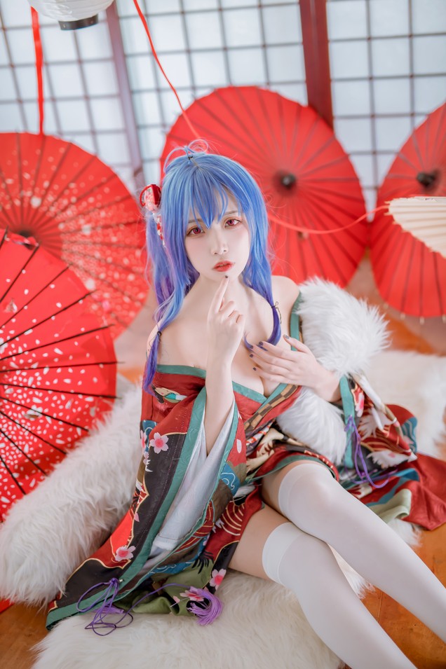 二佐Nisa - 碧蓝圣路易斯和服 [22P-440MB]