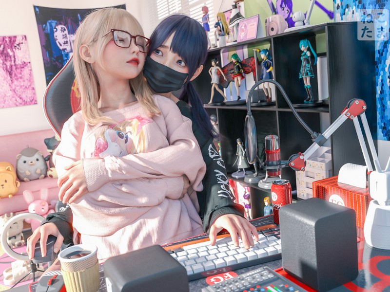 小姐姐 ねこたま 的 CG插图