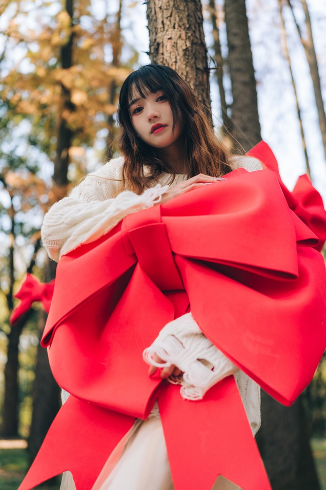 兔子Zzz不吃胡萝卜 - 可爱新年&amp;红色蝴蝶结 2 套