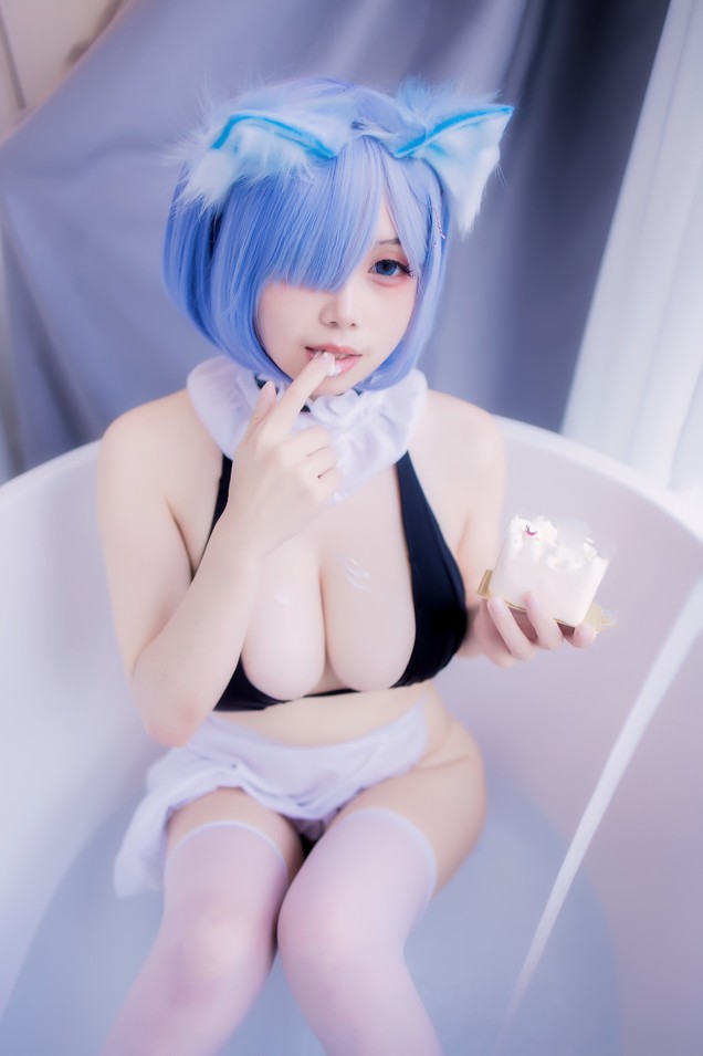 末夜787 - 蕾姆女仆泳装 [47P-407MB]