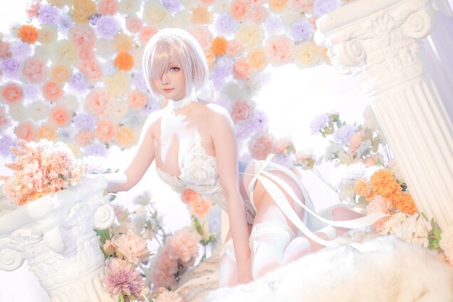 星之迟迟 - 3月计划C FGO 玛修婚纱 [78P1V-426MB]