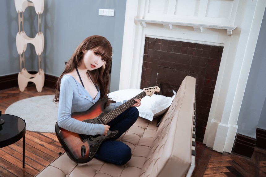 面饼仙儿 - 吉他妹妹牛仔裤 [27P-279MB]