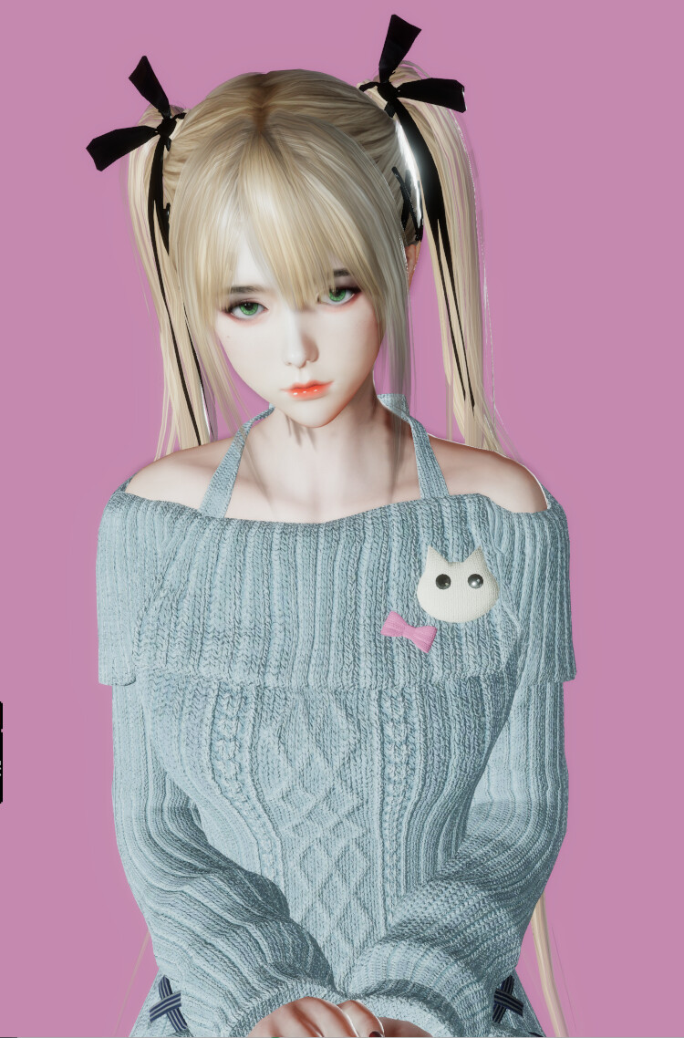 不呆猫 - 玛丽萝斯涂油 [47P10V-866MB]