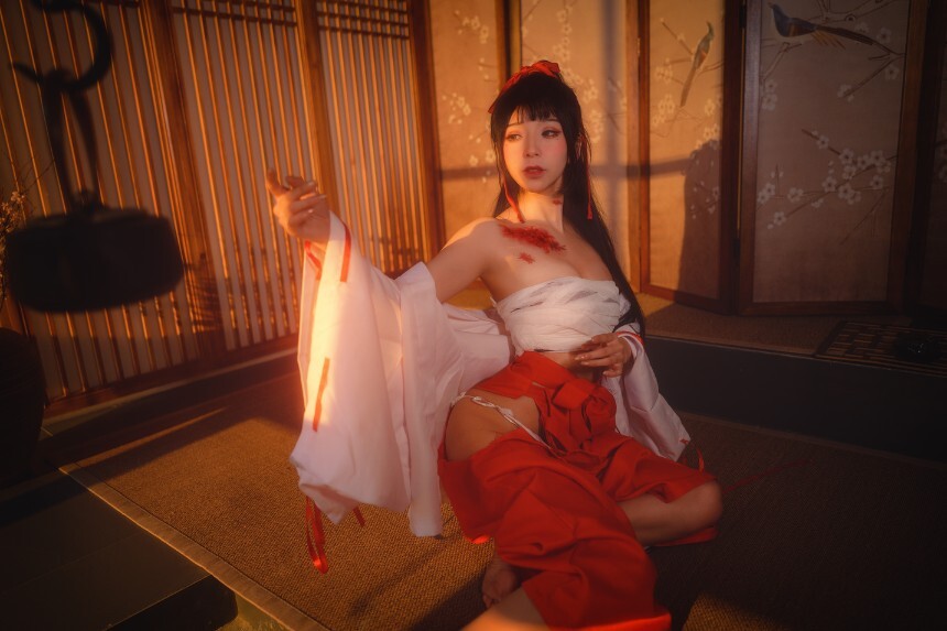 特软儿Sona - 巫女 [26P-992MB]