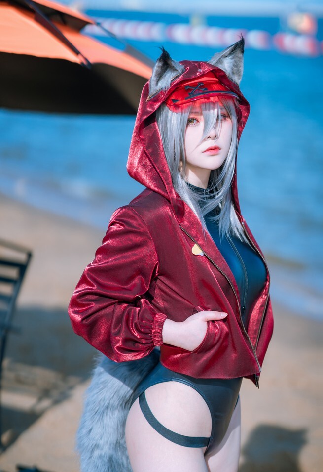 百合欧皇子 - 明日方舟 轻风 LB01 红 [12P-97MB]