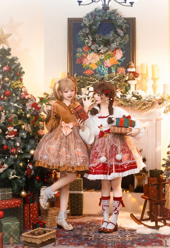 花甲conch - 圣诞姐姐&amp;麋鹿妹妹 [18P-470MB]