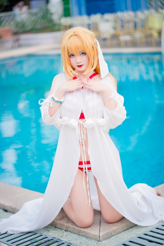 七海抹茶酱 - 尼禄泳装 [16P-214MB]