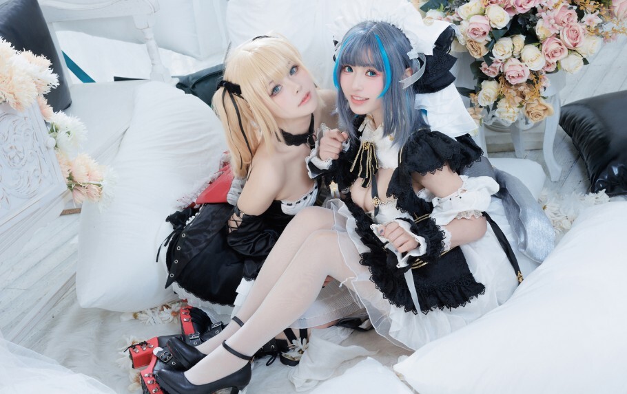 w百合欧皇子w – 玛丽萝丝 &肃雨雨雨 柴郡 [18P-116MB]