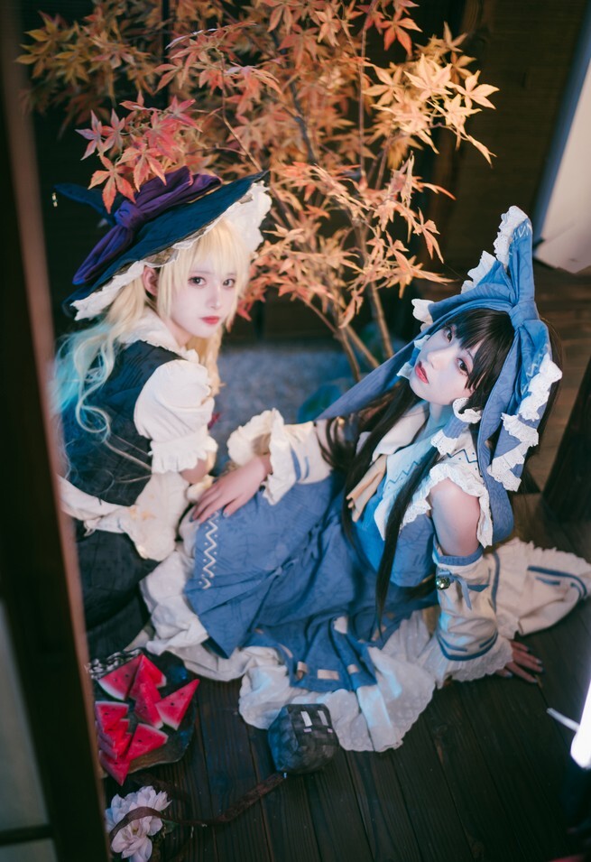 腥味猫罐 – 魔理沙 &渡边芥子 青灵梦 [15P-120MB]