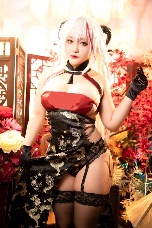 洛璃 LoLiSAMA - 埃吉尔旗袍 金龙腾祥云 [65P-866MB]