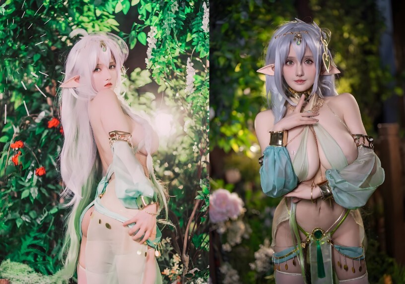 古阿扎：玩偶般身材的coser女神