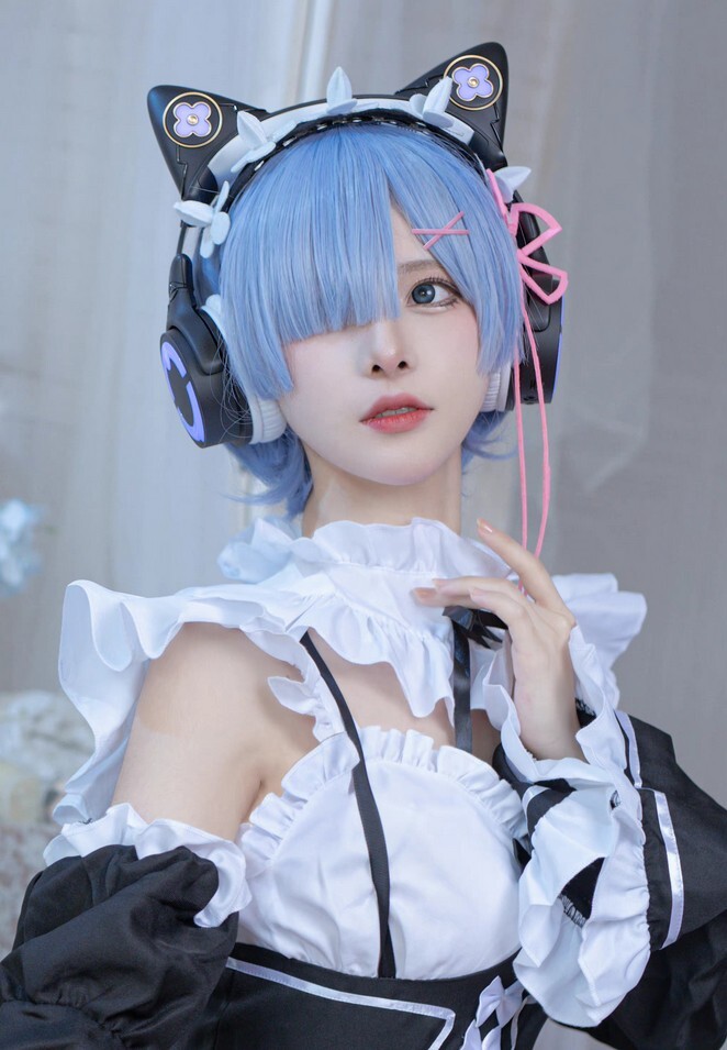 腥味猫罐 - REM蕾姆 [12P-76MB]