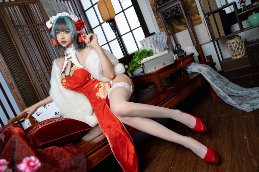 Momoko葵葵 - 柴郡本 礼服+旗袍 [56P-386MB]