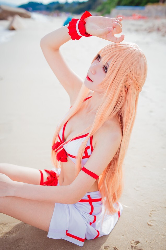 秋山AkI - 亚丝娜泳衣 [18P-155MB]