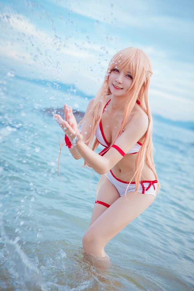 秋山AkI - 亚丝娜泳衣 [18P-155MB]