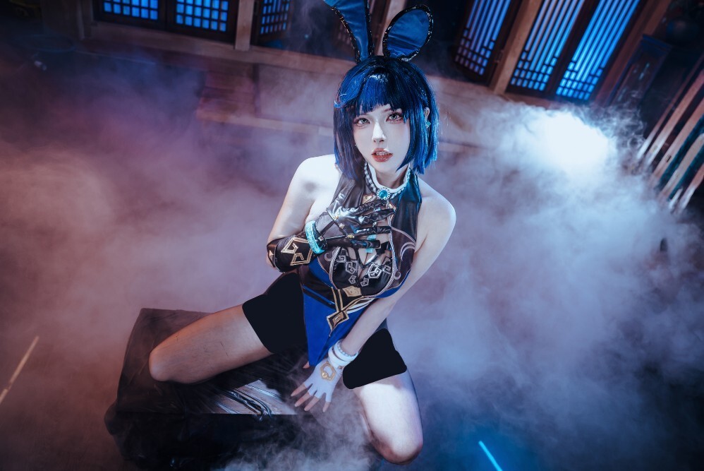 秋和柯基 – 夜兰 兔女郎 [92P-1.81GB]