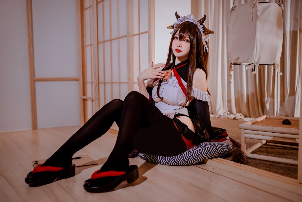 二佐Nisa - 碧蓝樫野女仆 [33P-425MB]