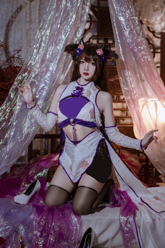 二佐Nisa - 碧蓝樫野旗袍 [24P-163MB]