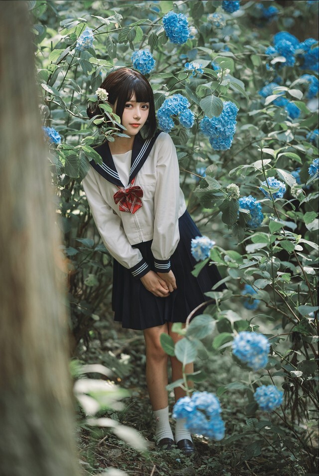 凛子酱 - 紫阳花 [27P-107MB]