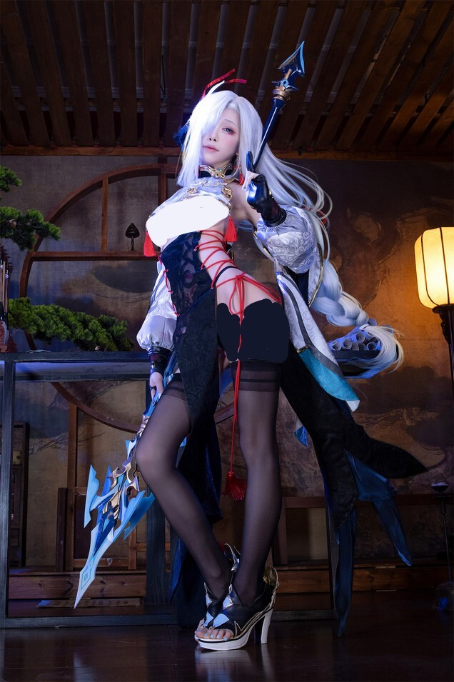 水淼Aqua - 申鹤旗袍 [91P-149MB]