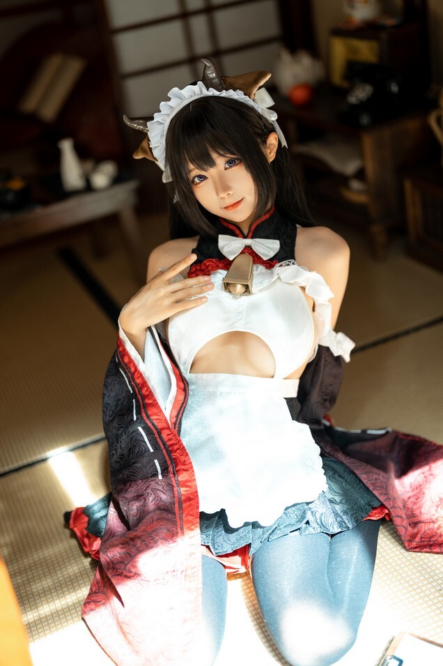 蠢沫沫 -  牛牛女仆 [15P-144MB]