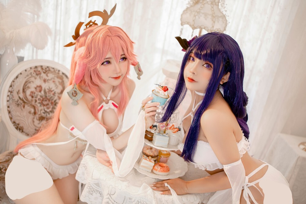 Sayo Momo&amp;Sally Dorasnow - Raiden Yae [20P-176MB]