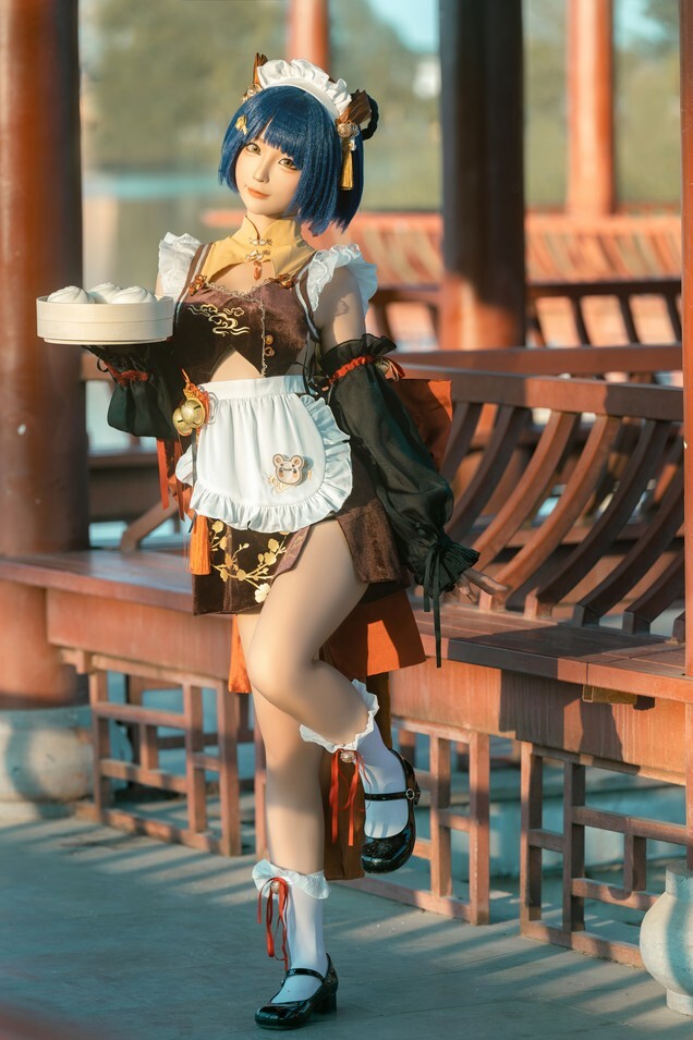 蠢沫沫 - 香菱女仆 [27P-225MB]