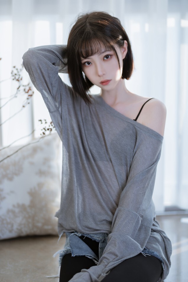 许岚LAN - 半透毛衣 [40P-568MB]