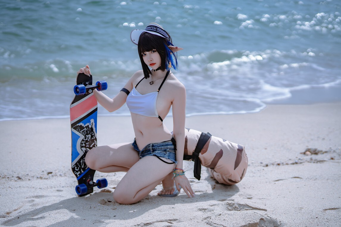 二佐Nisa - 方舟 森蚺泳装 [22P-177MB]