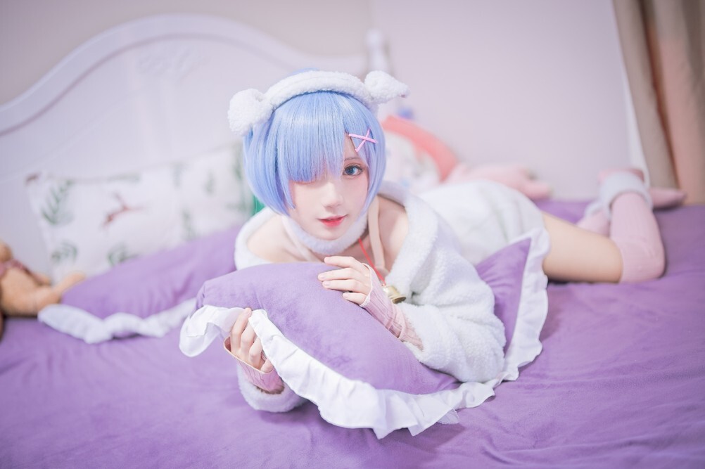 花柒Hana – 蕾姆绵羊 [9P-12MB]