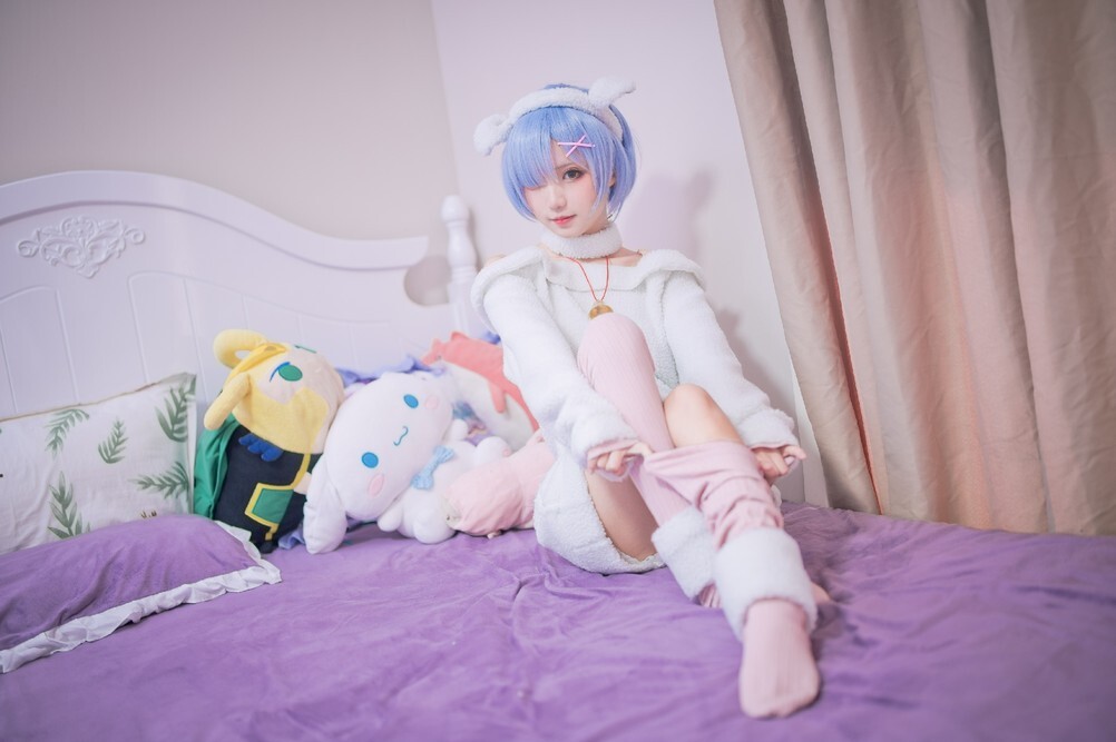 花柒Hana - 蕾姆绵羊 [9P-12MB]